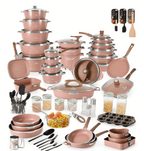 Complete 130 Piece Cooking & Kitchenware Set Premium
